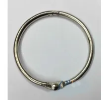 Kilitli Yuvarlak Halka, 3cm - 100 Adet