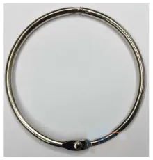 Kilitli Yuvarlak Halka, 5cm - 100 Adet