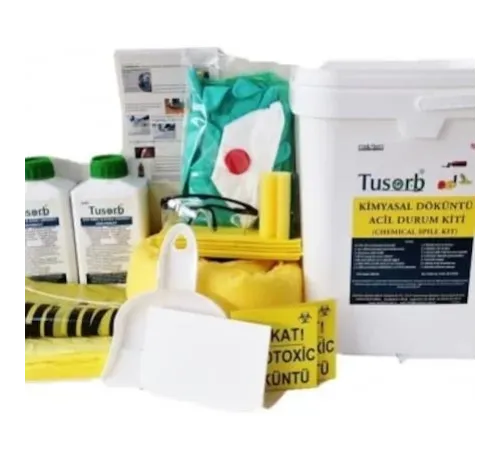 Kimyasal Döküntü Temizleme Acil Durum Kiti