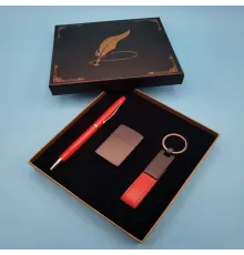 Kırmızı Anahtarlık Çakmak Ve Touchpen Kalem