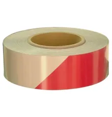 Kırmızı-Beyaz Reflektif Bant 50mm x 46mt