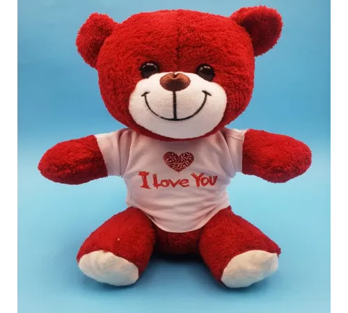 Kırmızı I Love You Ayıcık