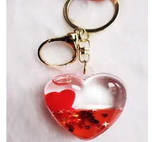 Kırmızı Kalp Anahtarlık