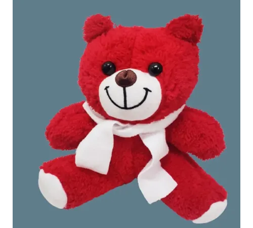 Kırmızı Peluş Oyuncak Ayıcık