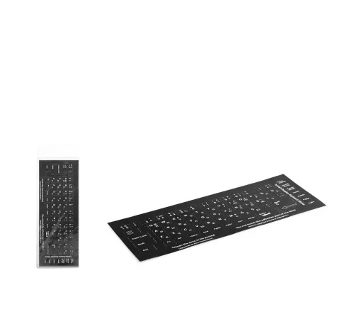 Klavye Stıcker Tuş Takımı Rusça Q Siyah HDX8258