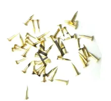 Klips, Menteşe, Ayağı Çivisi 7mm Çelik - Sarı 100gr