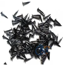 Klips, Menteşe, Ayağı Çivisi 7mm Çelik - Siyah 10gr