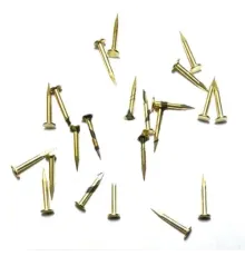 Klips, Menteşe, Ayağı Çivisi 9mm Çelik - Sarı 10gr