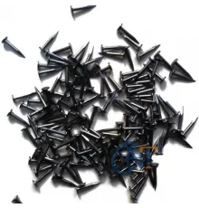Klips, Menteşe, Ayağı Çivisi 9mm Çelik - Siyah 10gr