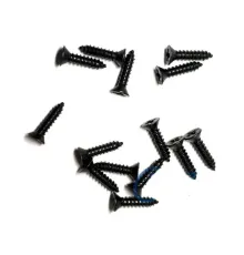 Klips, Menteşe, Ayak, Ağaç, Sunta Vidası 2,2x6,5mm - Siyah 100 Adet