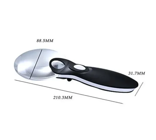 Kontrolü Için 10X 20X 2 Led Işıklı El Büyüteç