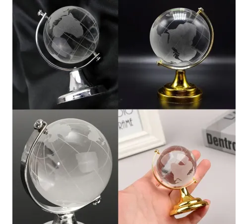 Kristal Cam Dünya Orta Boy