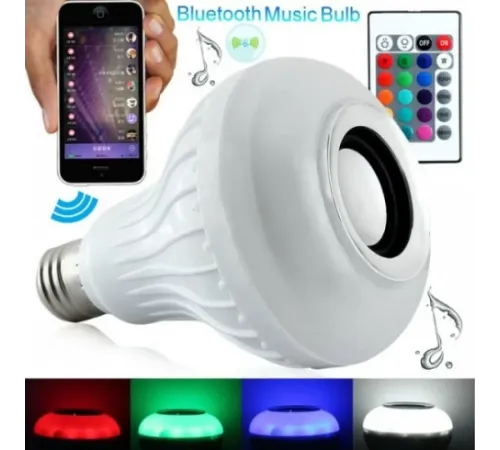 Kumandalı Bluetooth Led Ampul