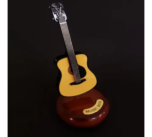 Kurmalı Gitar Müzik Kutusu