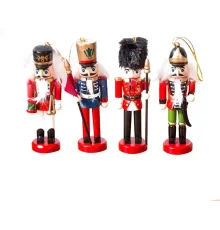 Kurşun Asker Ahşap Dekoratif Eşya 13 Cm 4 Lü Set