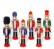 Kurşun Asker Ahşap Dekoratif Eşya 13 Cm 6 Lı Set