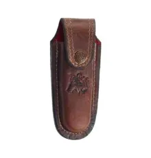 Kurt Figürlü Hakiki Deri Çakı Kılıfı No:1, 11 x 4 cm