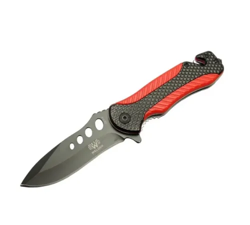 Kurtarma Çakısı Kırmızı 22 cm Yarı