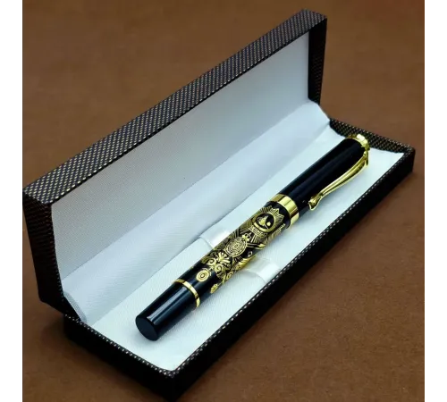 Kutulu Osmanlı Tuğralı Metal Kalem