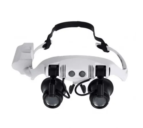 Kuyumcu Saat Onarım Için 10X-15X-20X25X Mercekli Gözlük Büyüteç 9892G-3A