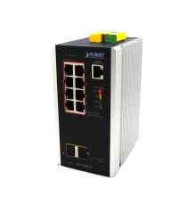 L2+ Endüstriyel Yönetilebilir Switch (L2+ Industrial Managed Ethernet Switch)<br>
8-Port 10/100/1000T 802.3at/af PoE+ Injector (Port başına 30.8 watt) (PoE Güç Bütçesi maks. 240 watt)<br>
2-port 1G/2.5G SFP (2-Port 100/1000X SFP (Port-9 ve Por