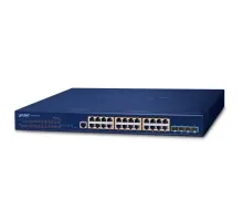 L3 Stack Edilebilir Yönetilebilir Switch (L3 Stackable Managed Switch)<br>
24-Port 10/100/1000T 802.3at PoE +<br>
4-Port 10G SFP+