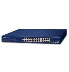 L3 Stack Edilebilir Yönetilebilir Switch (L3 Stackable Managed Switch)<br>
24-Port 10/100/1000T 802.3at PoE +<br>
4-Port 10G SFP+