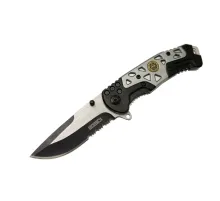 Lanmark MX10 Gri Testereli Outdoor Çakı 21 cm - , Perçinli