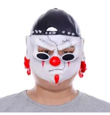 Lateks Şapkalı Gözlüklü Beyaz Maske