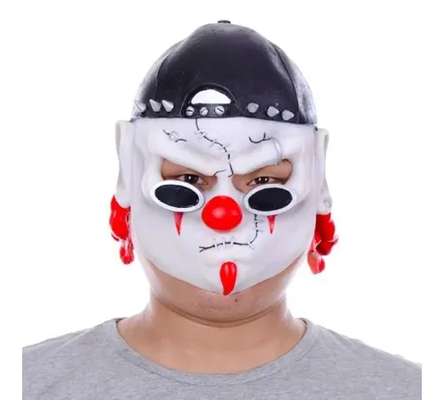 Lateks Şapkalı Gözlüklü Beyaz Maske