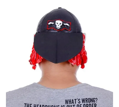 Lateks Şapkalı Gözlüklü Beyaz Maske