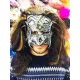 Lateks Savaşçı Maskesi Terminatör Maskesi Saçlı