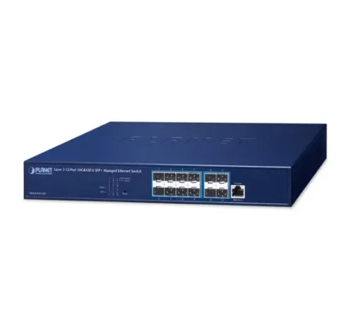 Layer 3 Yönetilebilir Ethernet Switch (Layer 3 Managed Ethernet Switch)<br>
12-Port 10GBASE-X SFP+