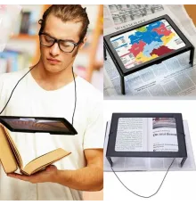 Led Işıklı Kitap Okuma Büyüteç