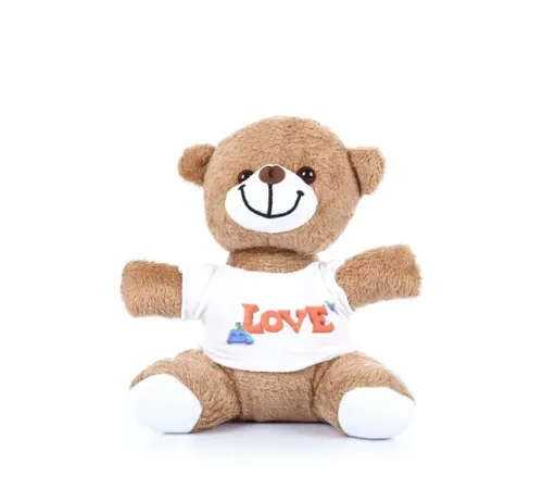 Love Tişörtlü Peluş Ayıcık