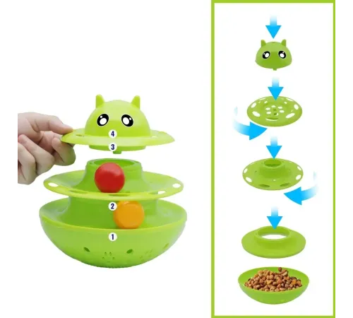 Mama Ödül Hazneli Hacı Yatmaz Kedi Köpek Oyuncağı