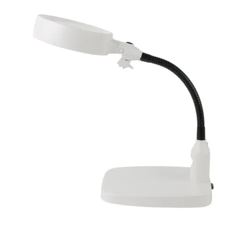 Masaüstü 10X Led Işıklı Büyüteç Okuma El Sanatları Onarım Büyüteç 7765