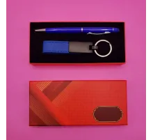 Mavi Kalem Anahtarlık Set