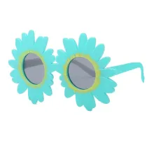 Mavi Renk Papatya Şekilli Parti Gözlüğü 18x10 cm