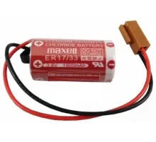 Maxell ER17/33 3.6V 2/3A Size Pil - Kahverengi Soket