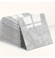 Mermer Desen Duvar Sticker Gri 30 x 30 Cm 1 Adet