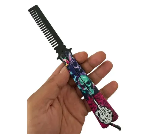 Metal 21 Cm Tarak Kurukafa Tasarımlı