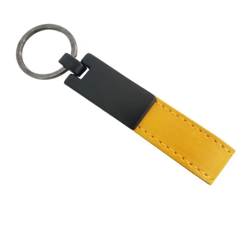 Metal Başlıklı Anahtarlık Sarı