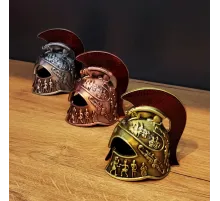 Metal Dekoratif Şövalye Miğferi