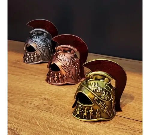 Metal Dekoratif Şövalye Miğferi