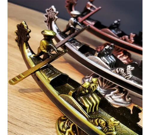 Metal Dekoratif Venedik Kayık 1 Adet