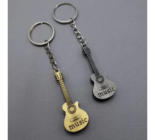 Metal Gitar Anahtarlık