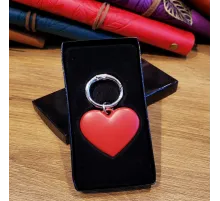 Metal Kırmızı Kalp Anahtarlık