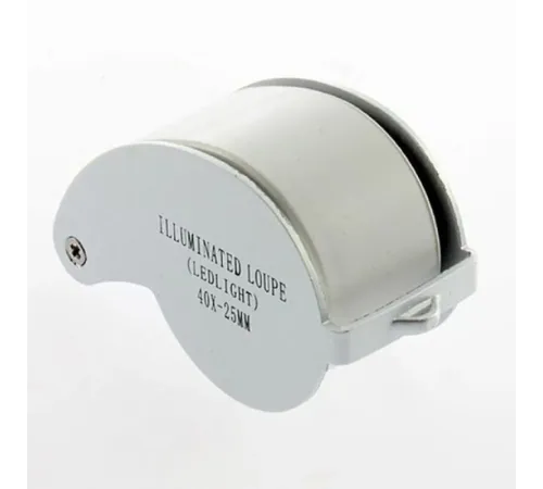 Mini 40X25Mm Takı Büyüteç Cep Büyüteç Teftiş Elmas Pullar Madeni Kontrol Lup Mg21011