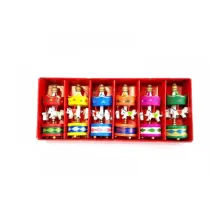 Mini Ahşap 6 lı Atli Karinca Renkli